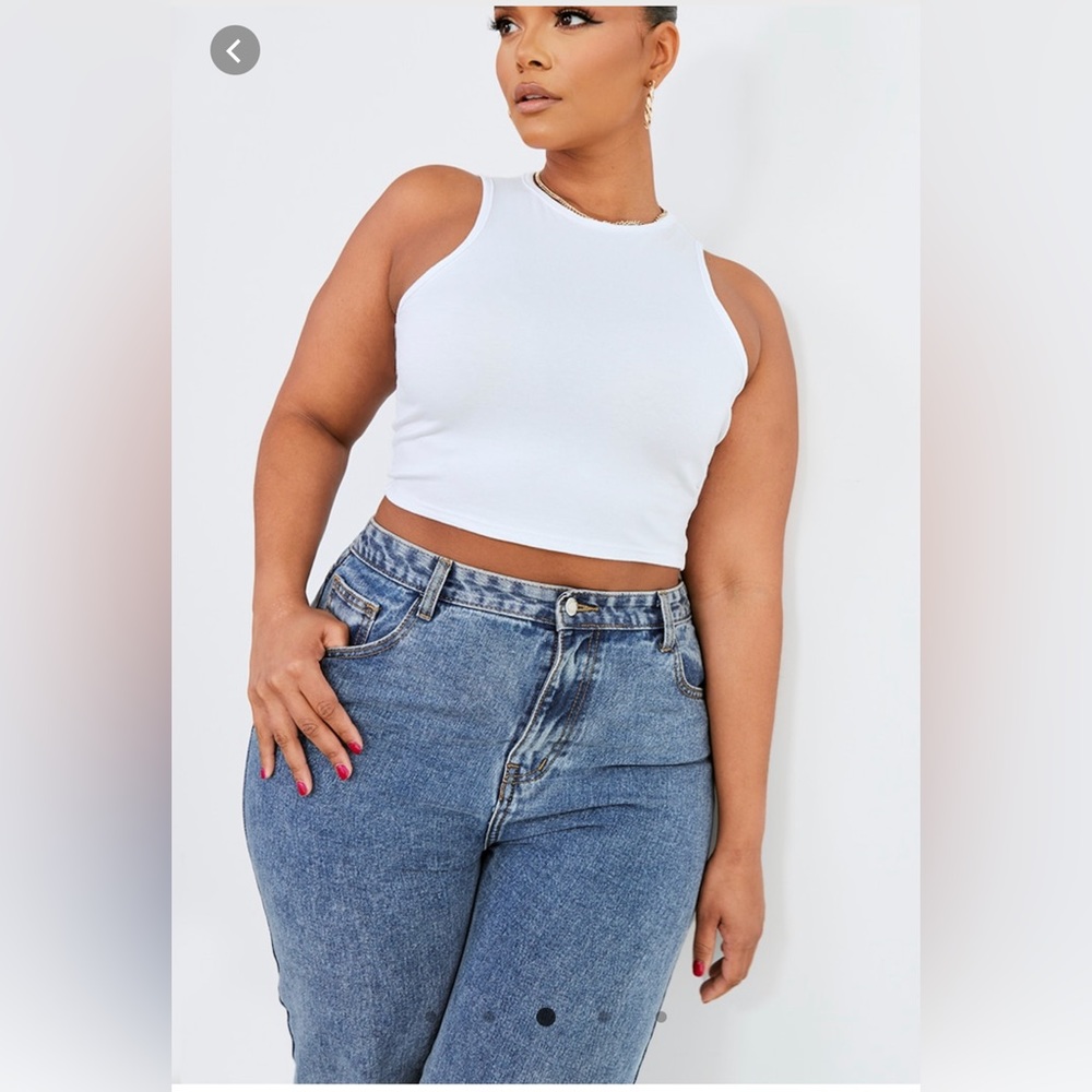 White Crop Top - Picture 8 of 8